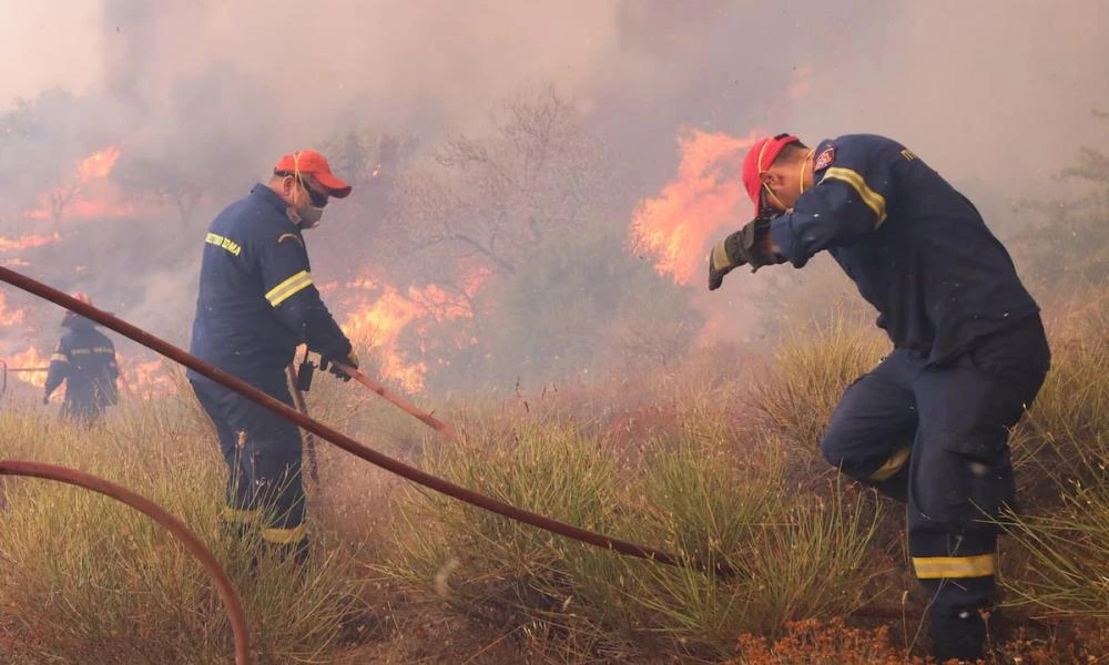 Φωτιά στη Σταμάτα: Μία σύλληψη για εμπρησμό